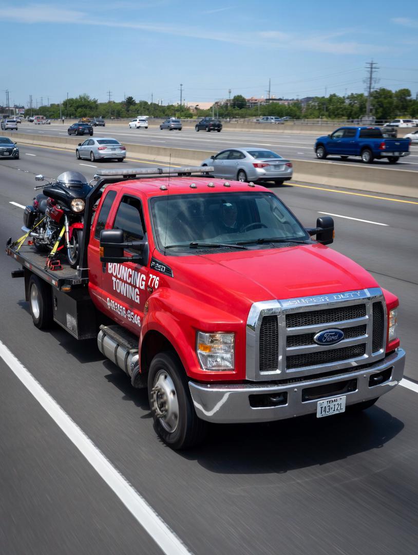 Motorcycle Towing in Dallas and Statewide
